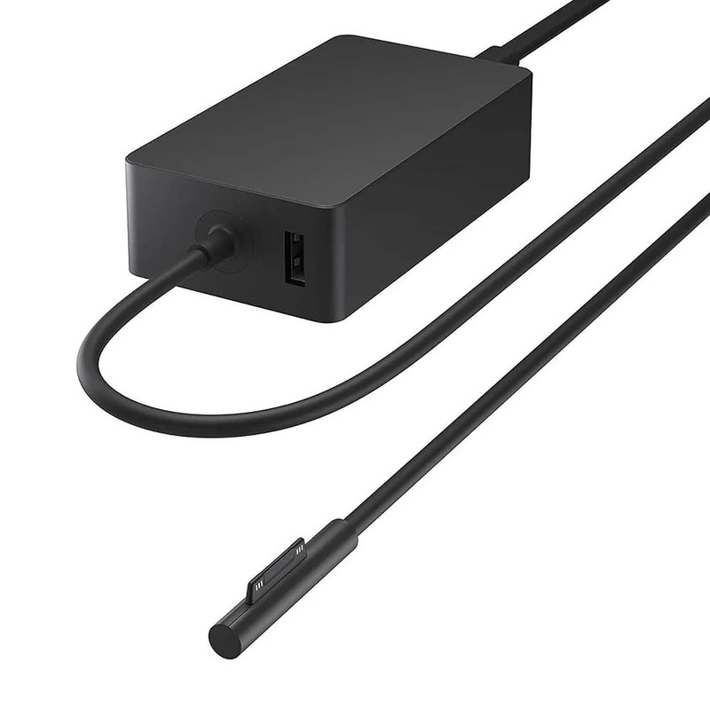 Microsoft Surface 65W Power Supply Adapter - Black - شاحن